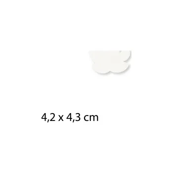 Jedlá dekorace na dort Javorový list 3 - BH 20 ks