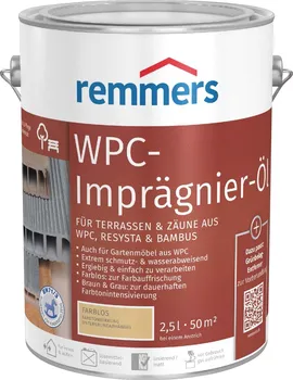Olej na dřevo Remmers Udržovací olej na WPC 2,5 l