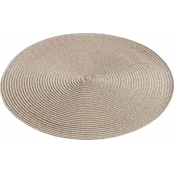 prostírání Douceur d'intérieur Prostírání, průměr 35 cm, taupe