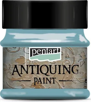 Speciální výtvarná barva Pentart Antiquing Paint 50 ml modrá patina