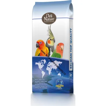 Krmivo pro ptáka Deli Nature 73 Deli Nature pro střední papoušky s ovocem bez slunečnice 20 kg