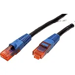 goobay UTP kat. 6 venkovní patchkabel, modrá krytka, 40m, černý (94394) - 21.92.0974