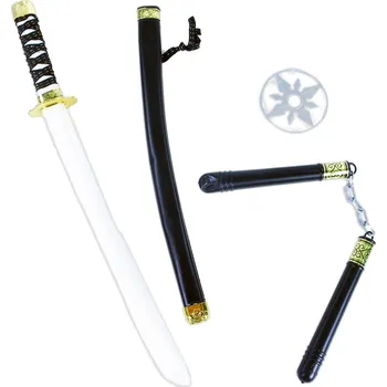 Rappa Ninja set s nunčaky a hvězdicí
