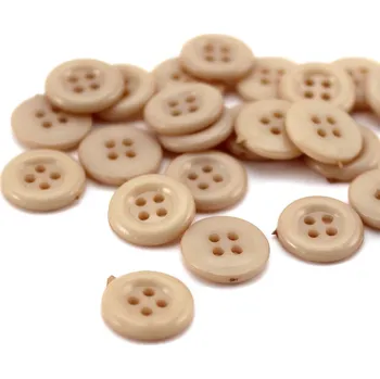 Knoflík Knoflík plast. čtyřdírkový - 12,6 mm - různé barvy Knoflík plast. čtyřdírkový - 12,6 mm: 15 Béžová