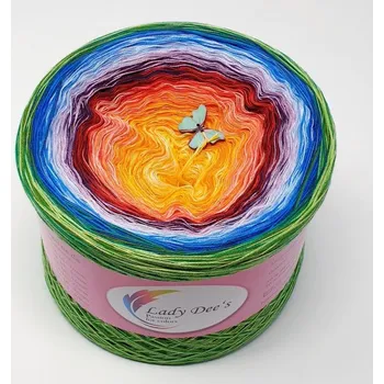 Příze Barevná bomba 4n-1900m (Lady Dee's Farbbombe)