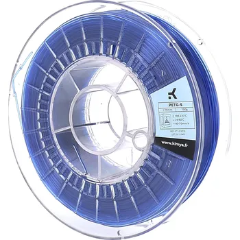Filament Kimya PETG-S Barva: Clear Blue, Průměr: 2,85 mm, Hmotnost: 750 g tisková struna (filament)