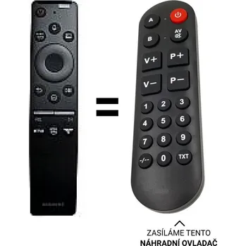 Samsung QE65Q80T náhradní dálkový ovladač pro seniory