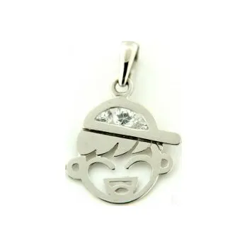 Přívěsek Zlatý přívěsek z bílého zlata