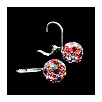 Náušnice Stříbrné náušnice s klasickým zapínáním