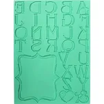 Caketools Silikonová šablona na jedlou krajku - Abeceda