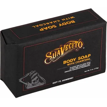 Mýdlo Suavecito Original Charcoal sprchové mýdlo s peelingem 170 g