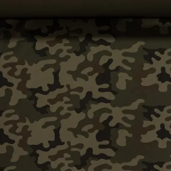 M.A.B. Moro Us Green Směsový kepr maskáčový/zelený/hnědý 1,5/1 m