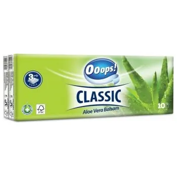 Papírový kapesník Kapesníčky 3 vrstvé Aloe vera