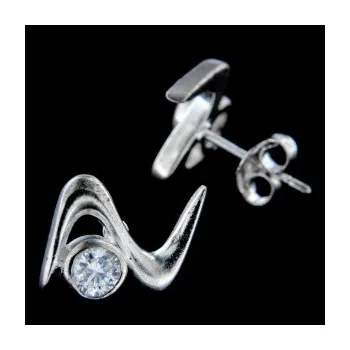 Náušnice Stříbrné náušnice na puzetu