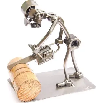 Kovová figurka - Dřevorubec 15 cm