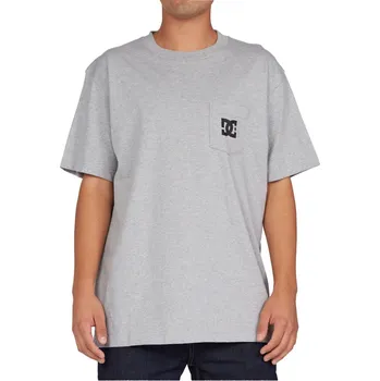 Pánské tričko dc Pánské triko star pocket tee heather grey - knfh (2021)