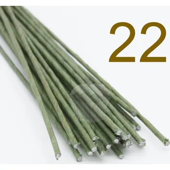 Floristický drát Caketools Caketools - 22 aranžovací drátky zelené - 50ks