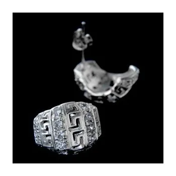 Náušnice Stříbrné náušnice na puzetu