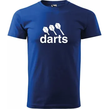 Pánská móda Malfini Triko s potiskem - Darts center - blue - M