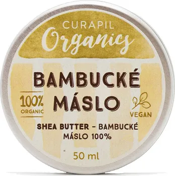 Tělový krém Curapil Organics bambucké máslo 50 ml