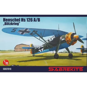 Plastikový model SabreKits 1/72 Hs 126 „Blitzkrieg“