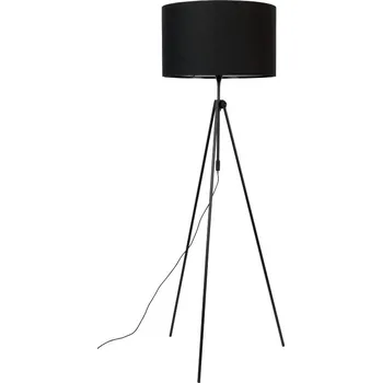 Stojací lampa Černá stojací lampa ZUIVER LESLEY 153-181 cm