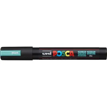 Posca PC-5M, metalicky zelený