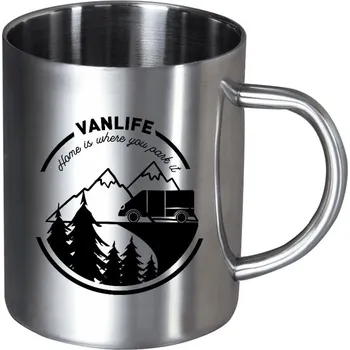 Nerezový hrnek Vanlife home