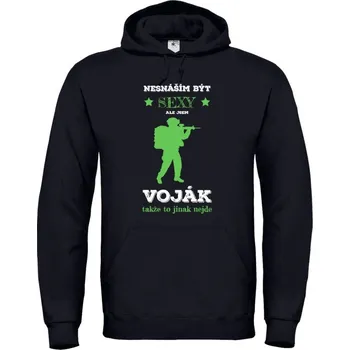 Pánská mikina Pánská mikina Malfini Cape Nesnáším být sexy, ale jsem voják