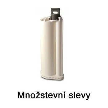 Lepící sada Dvoukartuše 10:1 50ml (Tyto polypropylenové dvoukartuše umožňují přesné poměrové dávkování dvousložkových lepidel, silikonů, epoxidů a jiných kapalin. Objem 50ml o poměru 10:1)