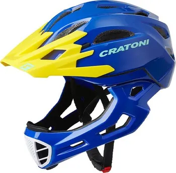 Cyklistická přilba CRATONI C-Maniac Blue/Yellow Glossy M/L