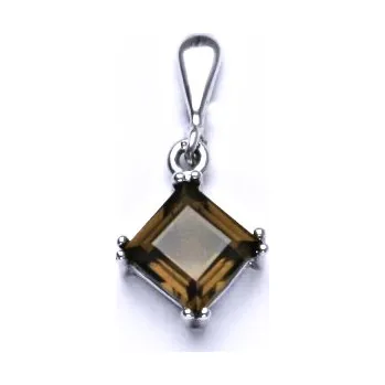 Přívěsek Stříbrný přívěsek, přírodní záhněda, přívěšek ze stříbra, P 1258/22