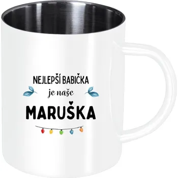 Nerezový hrnek Nejlepší babička, oslava