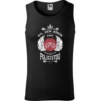Pánské tílko Pánské tílko Malfini Core Byl jsem jedním z davu, ale pak jsem se stal policistou