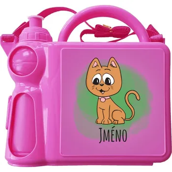 Svačinový box Svačinový set Kočička