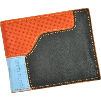 Pánská kožená peněženka Harvey Miller Polo Club 1223 992 černá