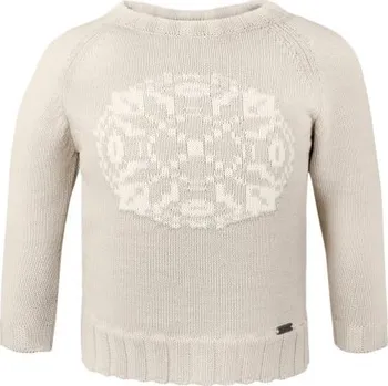Pánský svetr Kama dětský Merino svetr 1014 112 - béžová XXS