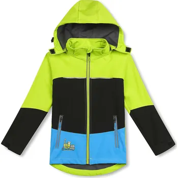 Dětská softshellová bunda Kugo zelená vel.98