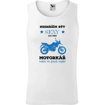 Pánské tílko Pánské tílko Malfini Core Nesnáším být sexy, ale jsem motorkář