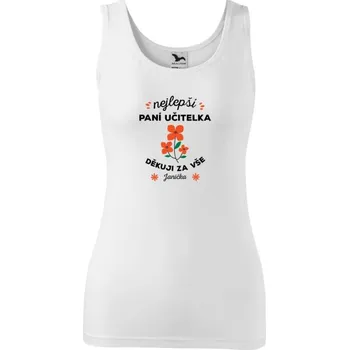 Dámské tílko Malfini Triumph Nejlepší paní učitelka - Jméno