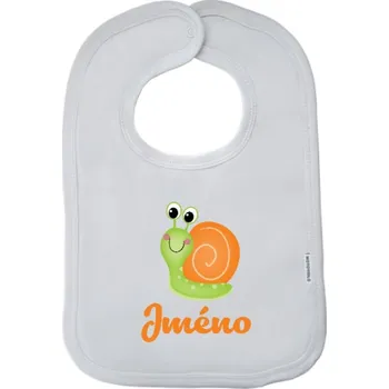 Bryndák Dětský bryndák New Baby Šnek se jménem