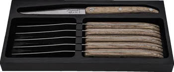 Kuchyňský nůž Laguiole Innovation steakové nože 11 cm 6 ks dubová rukojeť