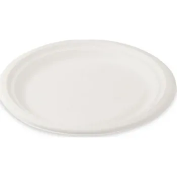 Jednorázové nádobí Talíř BIO cukrová třtina 22cm-50ks