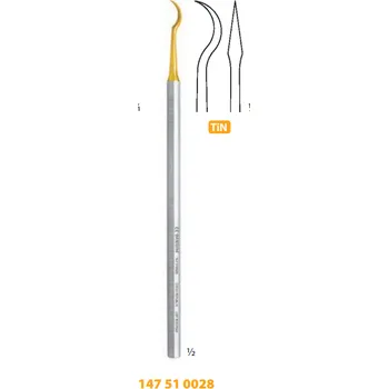 Medin Nástroj na zubní kámen drápkový TIN výběr držátka: kulaté