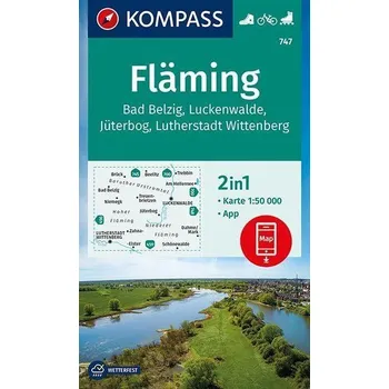 KOMPASS Wanderkarte Fläming 1:50 000 - KOMPASS-Karten GmbH