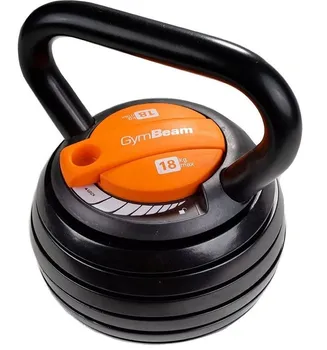GymBeam Nastavitelný kettlebell černý 4,5 - 18 kg