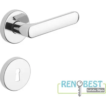 ROSTEX Dveřní kování EXCLUSIVE/SNH chrom nerez klika/knoflík Provedení: klika/knoflík, Typ klíče: DOZ