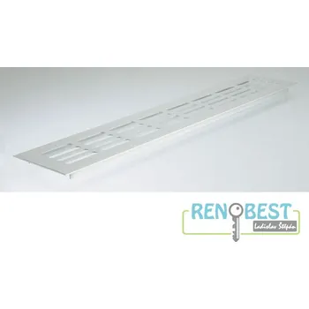 AC-T Mřížka větrací ACT hliníková š.80 mm přírodní elox různé délky Barva: přírodní elox, Délka: 500 mm