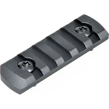 Puškohled Picatinny lišta 5 slotů pro M-Lok systém - zaoblené okraje