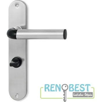 Dveřní kování HOLAR Klika DEMI METAL PLUS DMS+WC různé barvy Rozteč: 90 mm, Provedení: WC, Barva: šedá